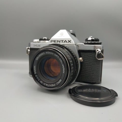 Objectifs Pour Reflex Appareil Photo Argentique Pentax MZ-50 + Objectif 35-80mm - Occasion, Argenté Objectif M 42